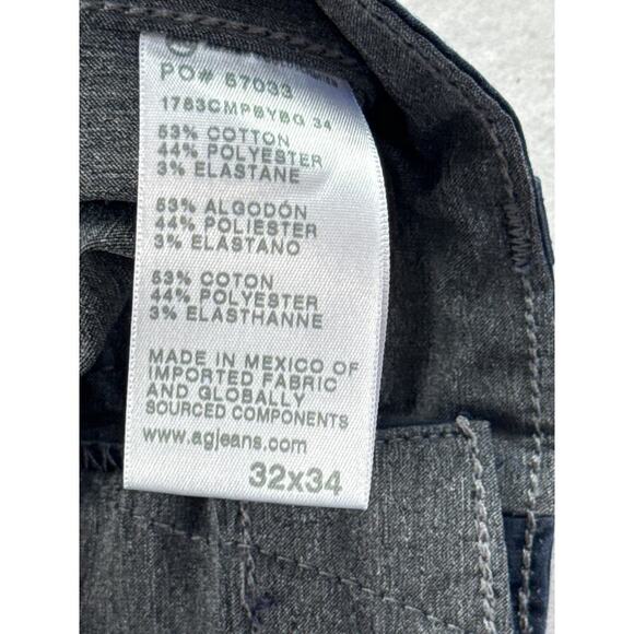 Men’s AG Los Angeles Dark Blue Wash Modern Slim Jeans Sz 32 - Picture 3 of 4